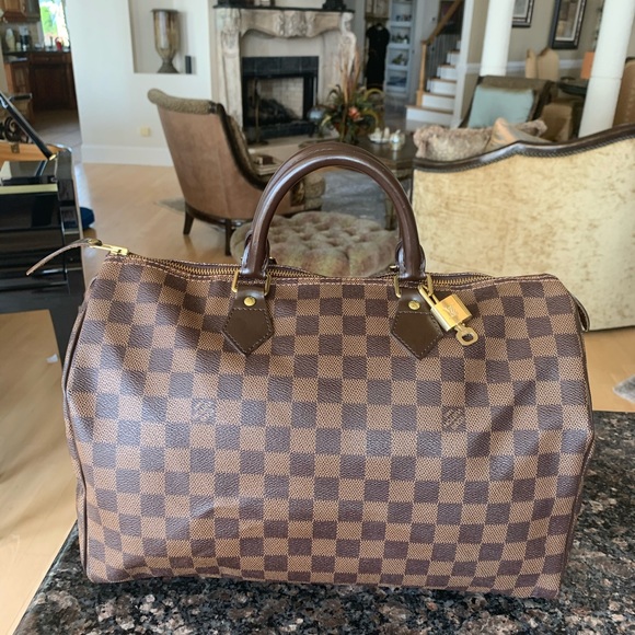 Excellent Condition Damier Ebene Speedy 35 - Picture 2 of 15